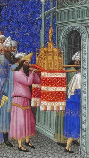 L'Arca dell'Alleanza viene portata nel tempio.
